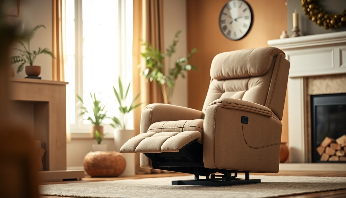 Experience luxury and comfort with this lift recliner chair designed for relaxation and support.
