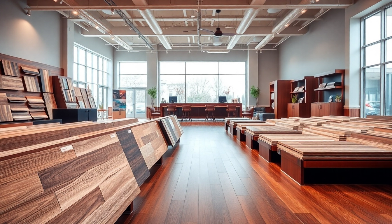 Explore beautiful luxury vinyl flooring near me in a well-lit, stylish showroom.