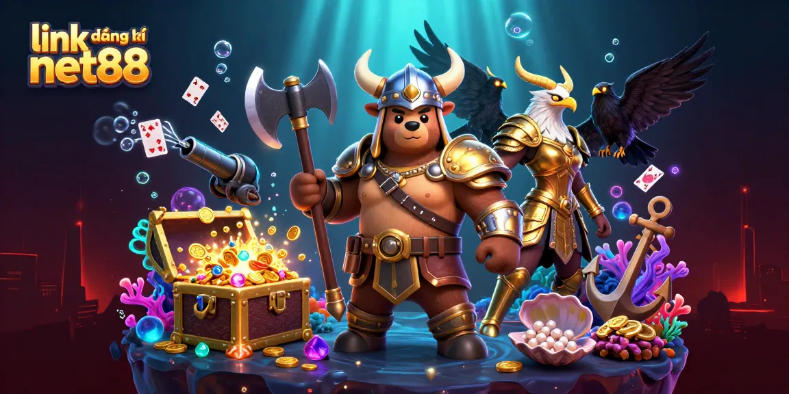 Win big with link đăng ký net88 at the vibrant Viking-themed casino adventure
