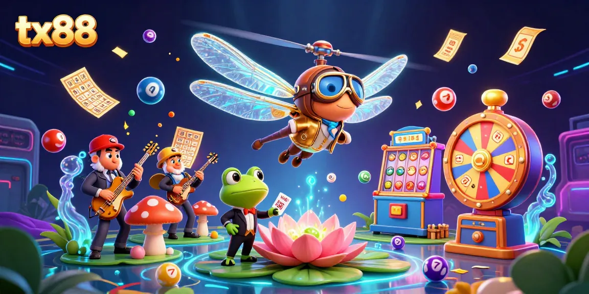 Engage with tx88's vibrant casino scene featuring dynamic game elements and lively characters.