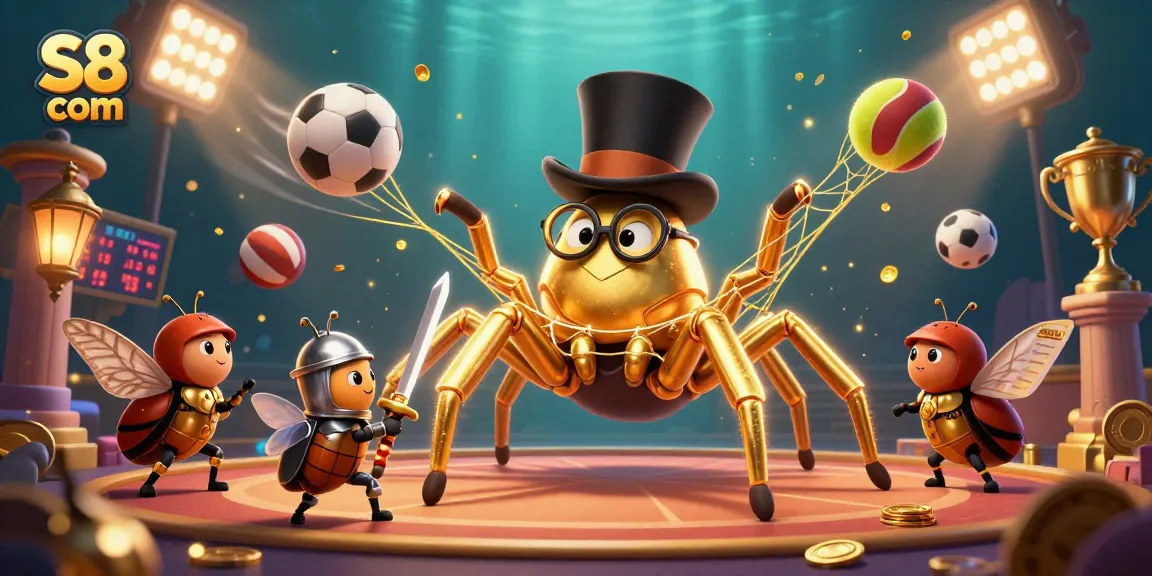 Engage in thrilling adventures at S8 com with dynamic casino-style characters and sports elements.