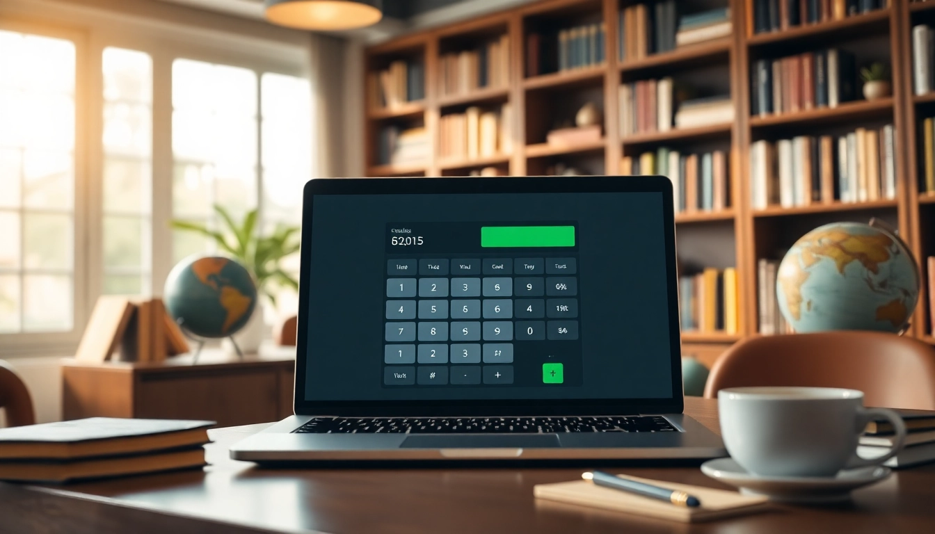 Calculate betting odds easily with this Betting Odds Calculator interface on a modern laptop.