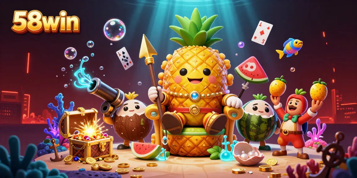 Engage with thrilling games at 58win with golden jackpot bursts and exciting underwater treasures.