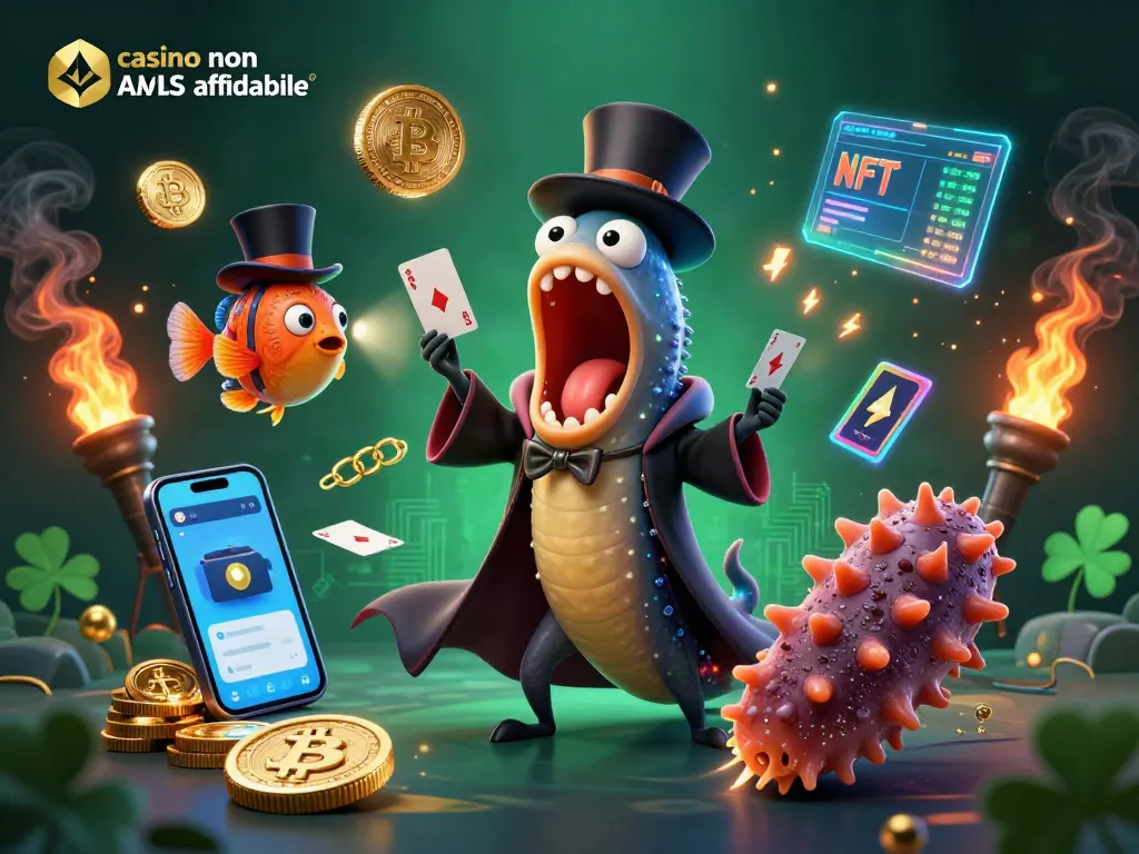 Gioca nei migliori casino non AAMS affidabili con simboli di criptovaluta e atmosfera magica