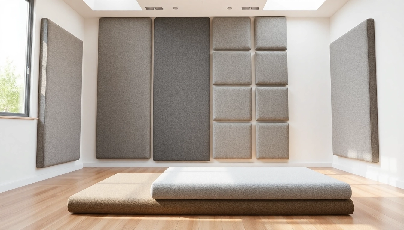 Enhance your space with effective soundproofing materials showcasing sleek design and functionality.