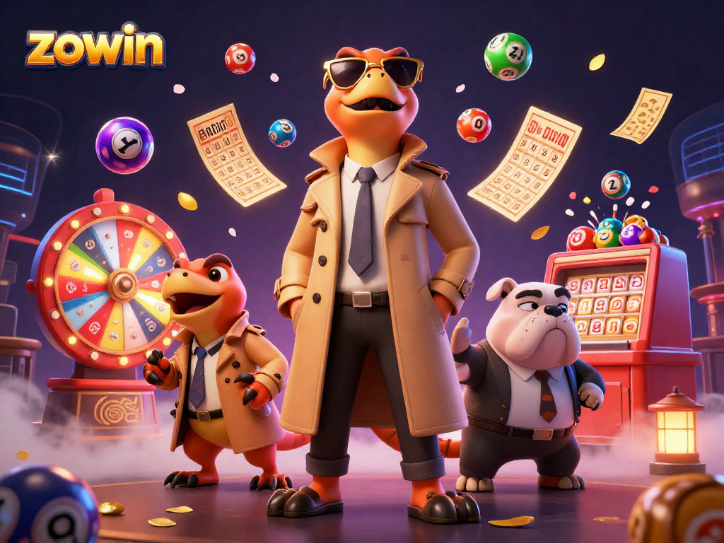 Join the fun at ZOWIN where three quirky raptors sneak into a casino adventure!