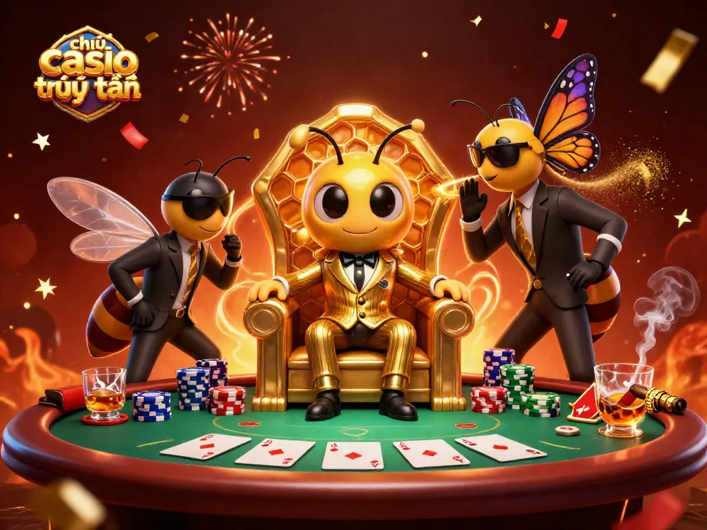 Khám phá không khí náo nhiệt từ chơi casino trực tuyến với băng đảng gây cấn trong một buổi tiệc bài poker.