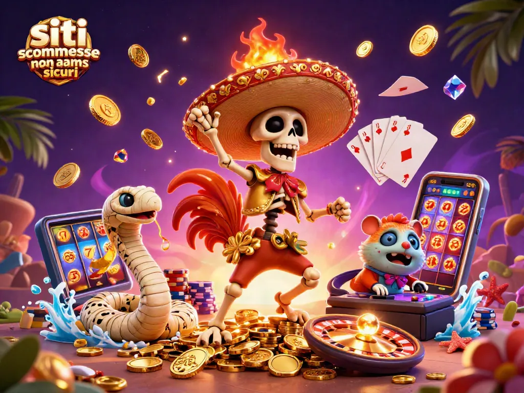 Divertiti con siti scommesse non aams sicuri mostrando festeggiamenti e vincite fantastiche!