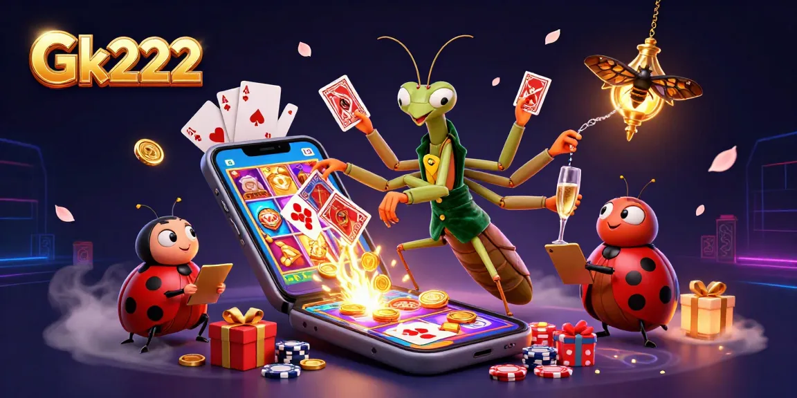 Gk222 offers an exciting online gaming experience with vibrant casino characters and dynamic gameplay.