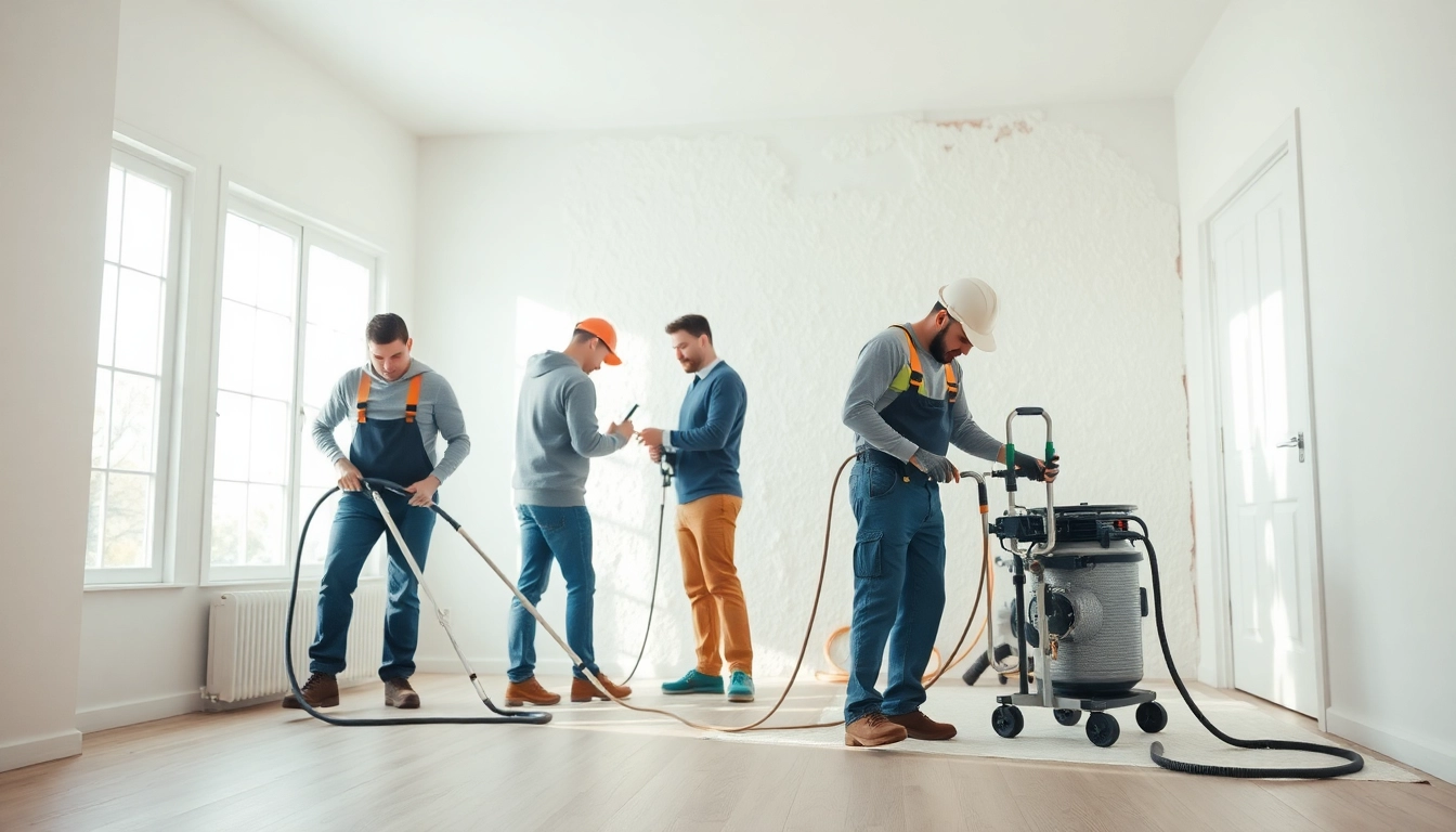 Experience expert spray foam removal per m2 in action within a home setting.