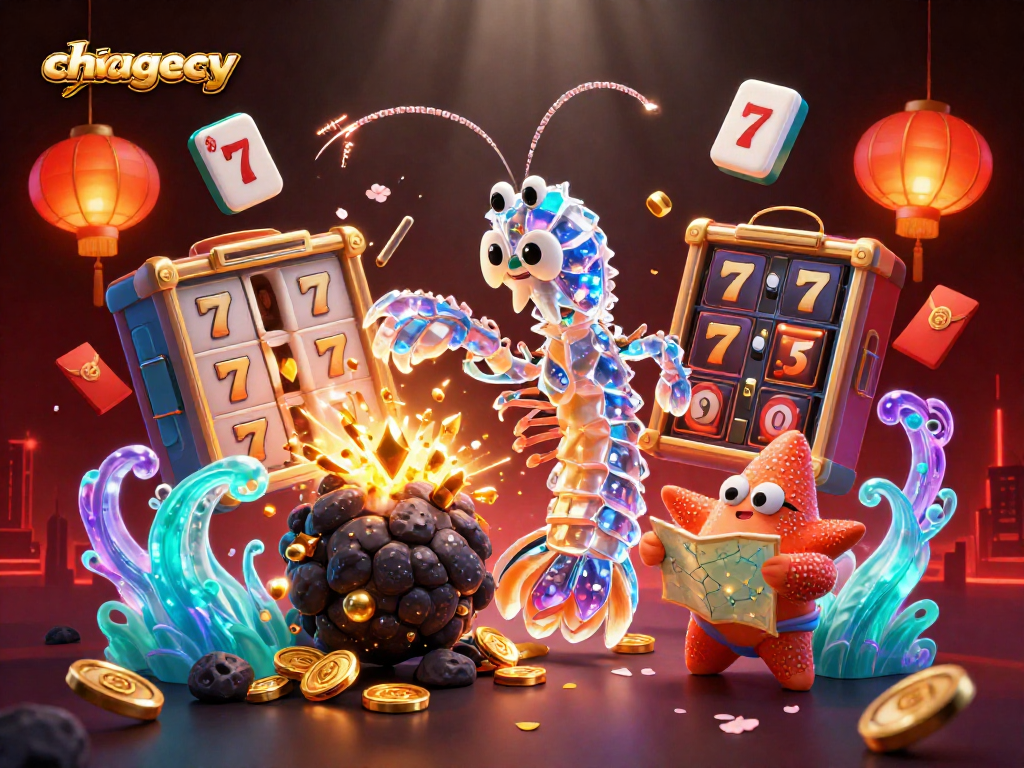 Engage with chagency's exciting 3D casino scene blending galactic elements and thrilling slot actions.