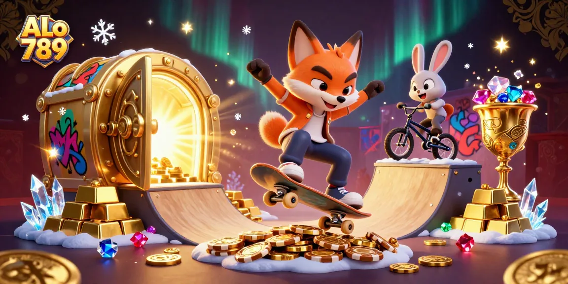 Engage in thrilling action on ALo 789 with vibrant casino scenes featuring lively characters and stunning visuals.