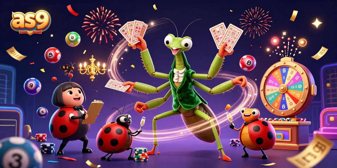 Engage with the dynamic excitement of as9, showcasing a lively casino scene with colorful elements.