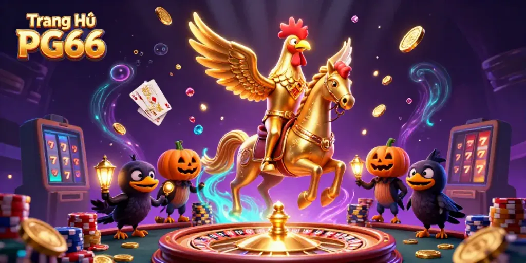 Experience the thrill of Trang Chủ PG66 with vibrant casino characters and dynamic game elements
