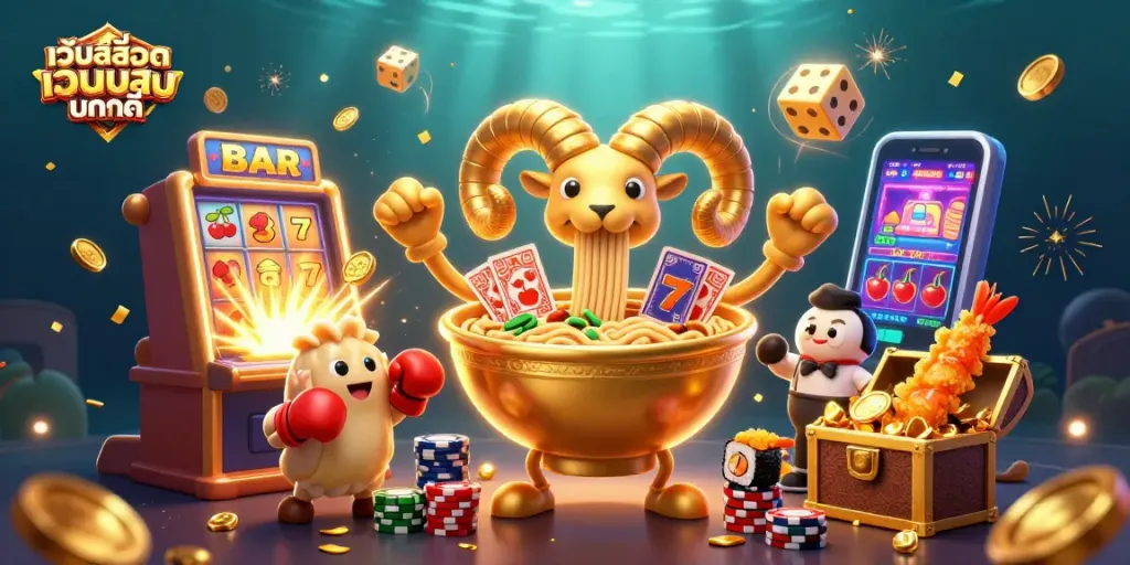 เล่นเกมสล็อต เว็บสล็อตเว็บตรง แตกดี พร้อมการ์ตูนที่มีสีสันและบรรยากาศที่น่าตื่นเต้น