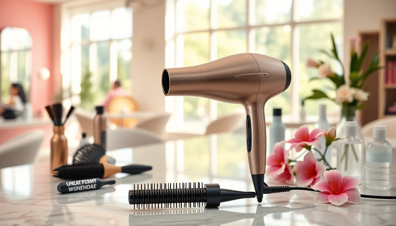 Enhance your styling routine with the ionic blow dryer, featuring a sleek design and powerful performance.