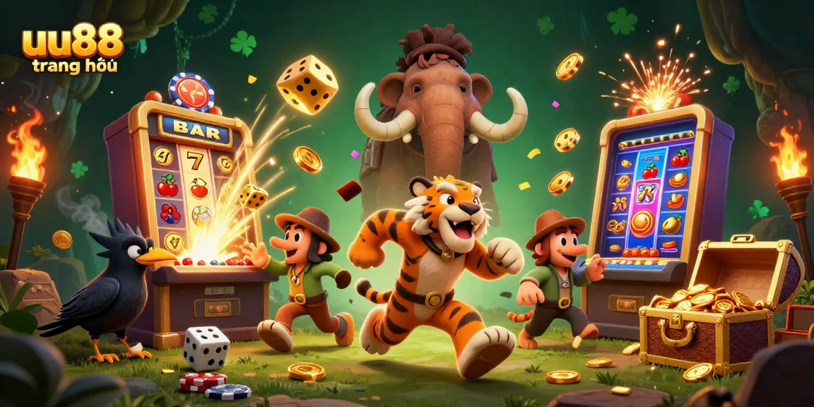 Experience thrilling gaming at uu88 trang chủ with vibrant prehistoric casino action and golden jackpots.