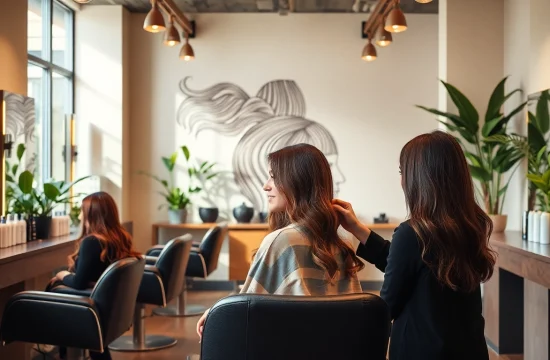 Experience the best hair salons San Diego at Omnia Salon, featuring professional hairstyling and Aveda products.